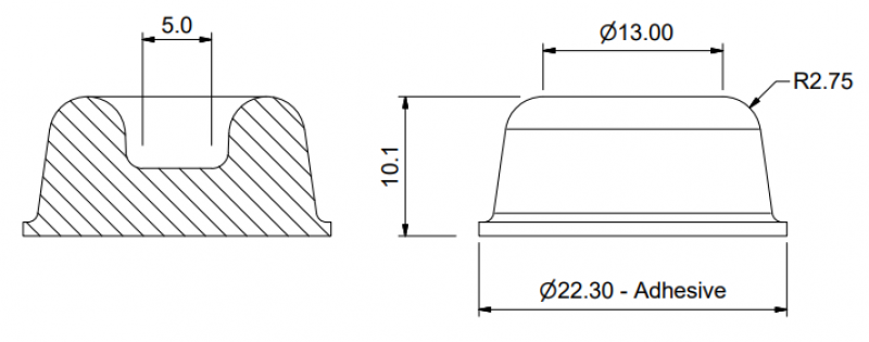 BS 2210 Grey Bumper | hanak-trade.com